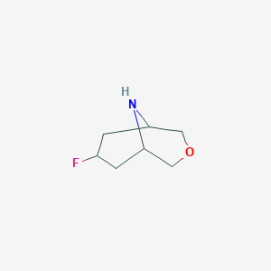 (1R,5S)-7-fluoro-3-oxa-9-azabicyclo[3.3.1]nonane