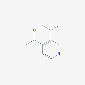 1-(3-Isopropylpyridin-4-yl)ethanone