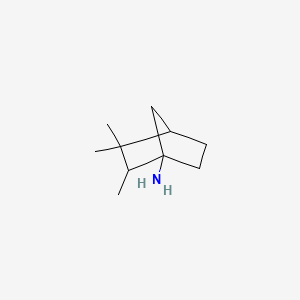 molecular formula C10H19N B13008663 2,3,3-Trimethylbicyclo[2.2.1]heptan-1-amine 