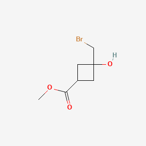 Methylcis-3-(bromomethyl)-3-hydroxycyclobutane-1-carboxylate