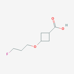 3-(3-Fluoropropoxy)cyclobutanecarboxylic acid