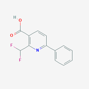 2-(Difluoromethyl)-6-phenylnicotinic acid