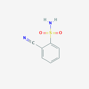 molecular formula C7H6N2O2S B1300878 2-Cyanobenzenesulfonamide CAS No. 73542-86-6