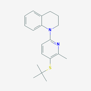 1-(5-(tert-Butylthio)-6-methylpyridin-2-yl)-1,2,3,4-tetrahydroquinoline