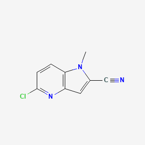 5-chloro-1-methyl-1H-pyrrolo[3,2-b]pyridine-2-carbonitrile