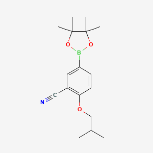 2-Isobutoxy-5-(4,4,5,5-tetramethyl-1,3,2-dioxaborolan-2-yl)benzonitrile