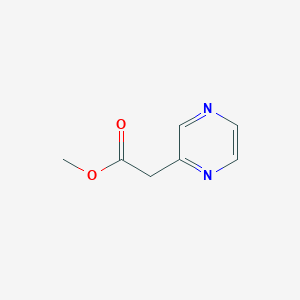 molecular formula C7H8N2O2 B1300886 Methyl 2-pyrazineacetate CAS No. 370562-35-9