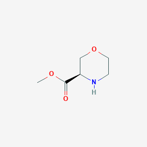 molecular formula C6H11NO3 B1300888 (R)-Methyl morpholine-3-carboxylate CAS No. 1187933-47-6