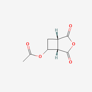 [(1S,5S)-2,4-dioxo-3-oxabicyclo[3.2.0]heptan-6-yl] acetate