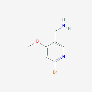 molecular formula C7H9BrN2O B13008887 (6-Bromo-4-methoxypyridin-3-yl)methanamine 