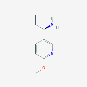 (R)-1-(6-Methoxypyridin-3-yl)propan-1-amine