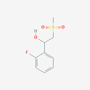 1-(2-Fluorophenyl)-2-(methylsulfonyl)ethanol