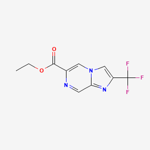 Ethyl 2-(trifluoromethyl)imidazo[1,2-a]pyrazine-6-carboxylate