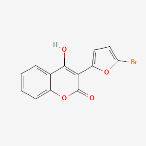 3-(5-Bromofuran-2-yl)-2-hydroxy-4H-chromen-4-one