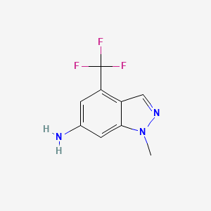 1-methyl-4-(trifluoromethyl)-1H-indazol-6-amine