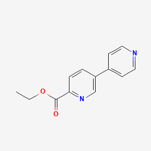 molecular formula C13H12N2O2 B13008956 Ethyl [3,4'-bipyridine]-6-carboxylate 