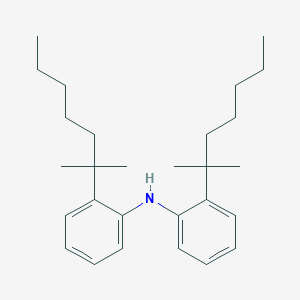 molecular formula C28H43N B13008964 Bis(2-(2-methylheptan-2-yl)phenyl)amine 