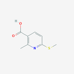 2-Methyl-6-(methylthio)nicotinic acid