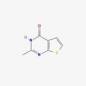 molecular formula C7H6N2OS B1300900 2-Methylthieno[2,3-d]pyrimidin-4-ol CAS No. 21582-51-4