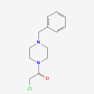 molecular formula C13H17ClN2O B1300901 1-(4-苄基哌嗪-1-基)-2-氯乙酮 CAS No. 56056-37-2