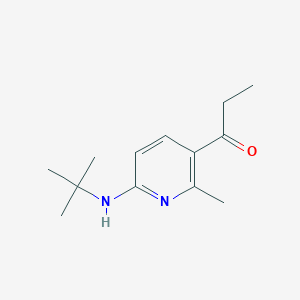 1-(6-(tert-Butylamino)-2-methylpyridin-3-yl)propan-1-one