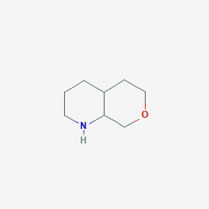 molecular formula C8H15NO B13009060 Octahydro-1H-pyrano[3,4-b]pyridine 