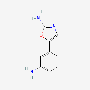 5-(3-Aminophenyl)oxazol-2-amine