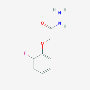 molecular formula C8H9FN2O2 B1300908 2-(2-Fluorophenoxy)acetohydrazide CAS No. 380426-61-9