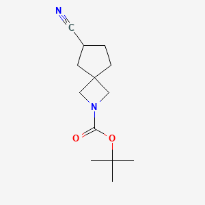 Tert-butyl 6-cyano-2-azaspiro[3.4]octane-2-carboxylate