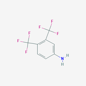 molecular formula C8H5F6N B1300912 3,4-Bis(trifluoromethyl)aniline CAS No. 2965-07-3