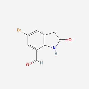 5-Bromo-2-oxoindoline-7-carbaldehyde