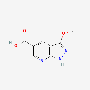 3-methoxy-1H-pyrazolo[3,4-b]pyridine-5-carboxylic acid