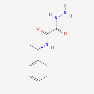 molecular formula C10H13N3O2 B1300916 (S)-2-Hydrazinyl-2-oxo-N-(1-phenylethyl)acetamide CAS No. 6152-25-6