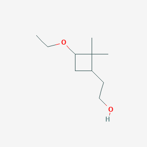 2-(3-Ethoxy-2,2-dimethylcyclobutyl)ethan-1-ol