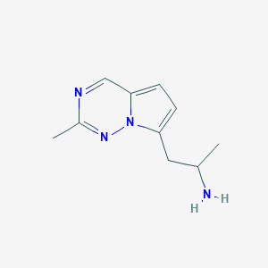 1-(2-Methylpyrrolo[2,1-f][1,2,4]triazin-7-yl)propan-2-amine