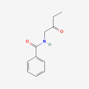 molecular formula C11H13NO2 B13009225 N-(2-Oxobutyl)benzamide 