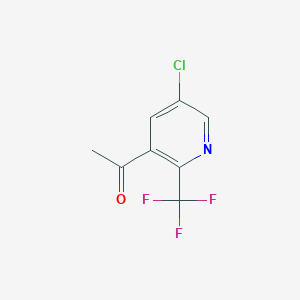 1-(5-Chloro-2-(trifluoromethyl)pyridin-3-yl)ethanone