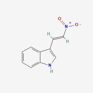 molecular formula C10H8N2O2 B1300925 3-(2-硝基乙烯基)-1H-吲哚 CAS No. 3156-51-2