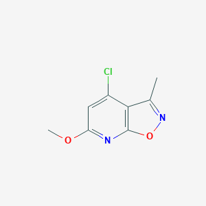 4-Chloro-6-methoxy-3-methylisoxazolo[5,4-b]pyridine