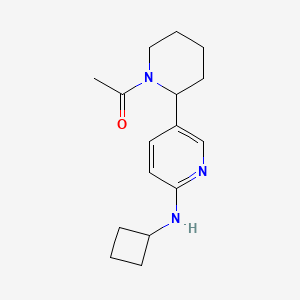 1-(2-(6-(Cyclobutylamino)pyridin-3-yl)piperidin-1-yl)ethanone