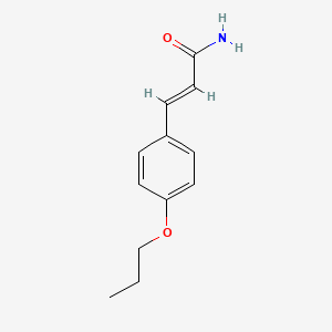 molecular formula C12H15NO2 B1300932 3-(4-Propoxyphenyl)acrylamide 