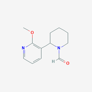 2-(2-Methoxypyridin-3-yl)piperidine-1-carbaldehyde