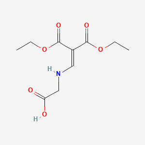 molecular formula C10H15NO6 B1300933 Diethyl (carboxymethylamino)methylenemalonate CAS No. 54132-81-9