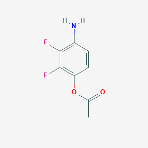 4-Amino-2,3-difluorophenyl acetate