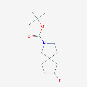 tert-Butyl 7-fluoro-2-azaspiro[4.4]nonane-2-carboxylate