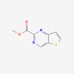 molecular formula C8H6N2O2S B13009353 Methylthieno[3,2-d]pyrimidine-2-carboxylate 