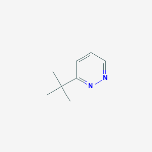 molecular formula C8H12N2 B13009381 3-(tert-Butyl)pyridazine 