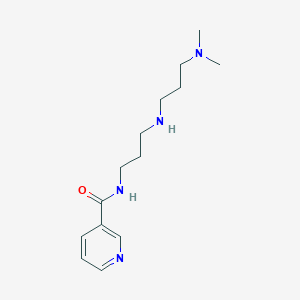 molecular formula C14H24N4O B1300940 N-[3-(3-Dimethylamino-propylamino)-propyl]-nicotinamide CAS No. 404013-89-4