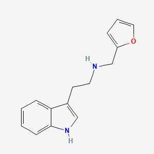 molecular formula C15H16N2O B1300945 呋喃-2-基甲基-[2-(1H-吲哚-3-基)-乙基]-胺 CAS No. 77960-15-7