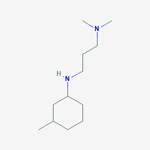 molecular formula C12H26N2 B13009467 N1,N1-Dimethyl-N3-(3-methylcyclohexyl)propane-1,3-diamine 